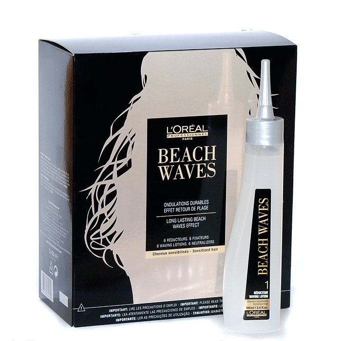 loreal beach waves set csensibles reductoryfijador 100ml